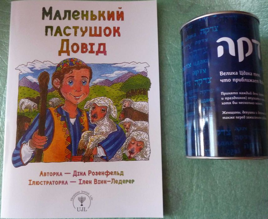 Детская книжка на украинском языке "Маленький пастушок Довід" + бонус