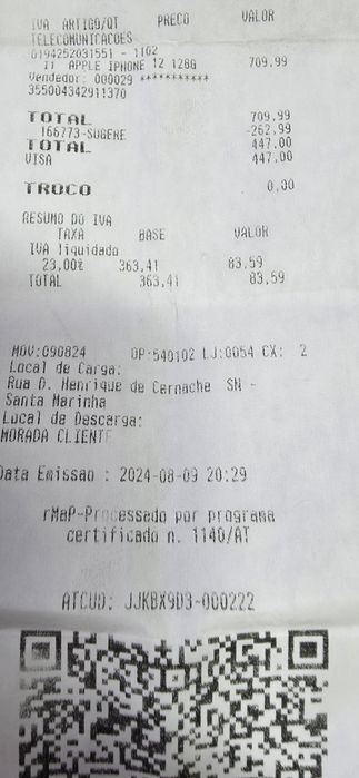 Iphone 12, branco, excelente, garantia até 09/08/2027