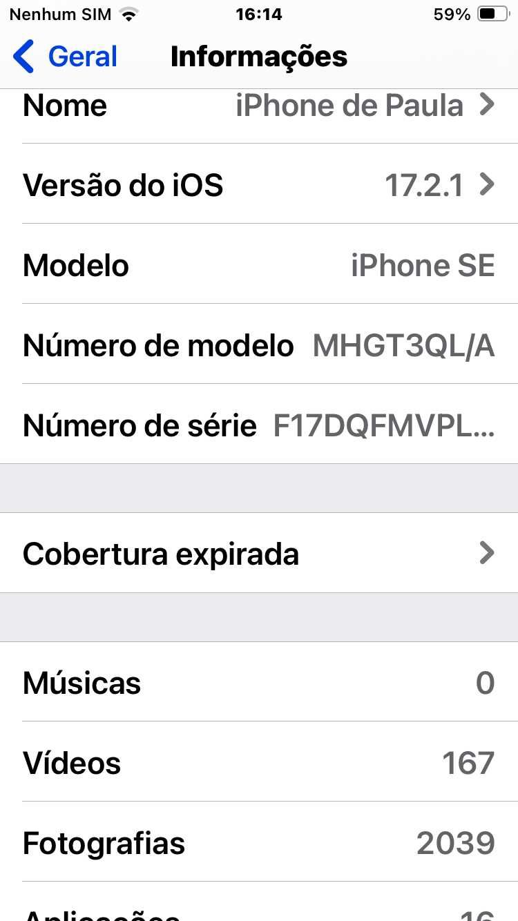 Iphone 7SE com 32Gb