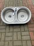 Zlew z syfonem i bateria
