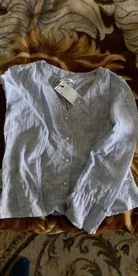 Новая лёгкая котоновая блузка Манго