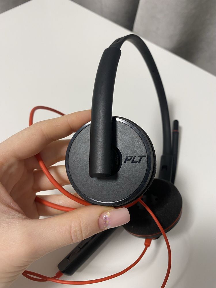 Наушники проводные с микрофоном plantronics plt