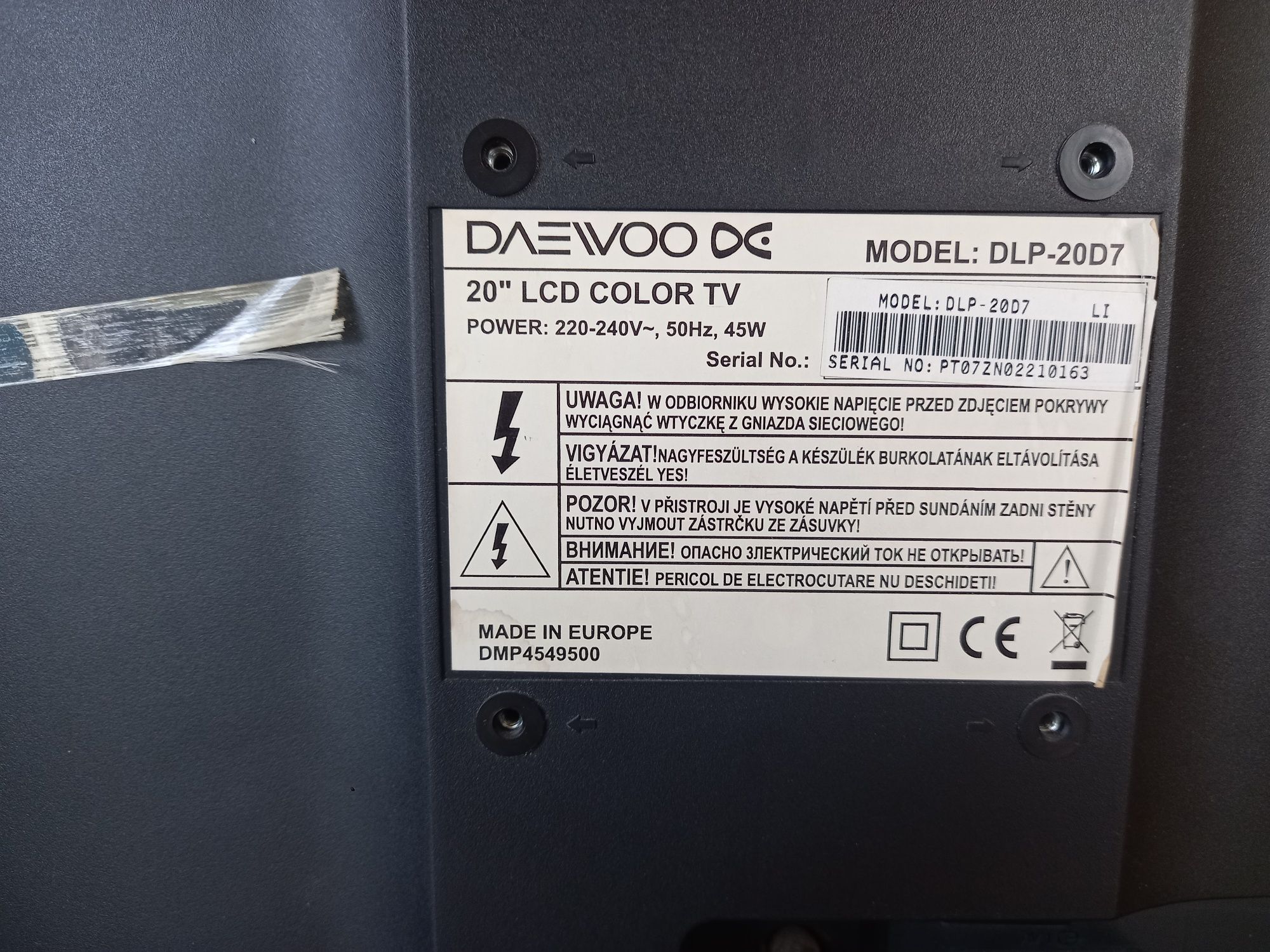 Telewizor Daewoo 20-Lcd