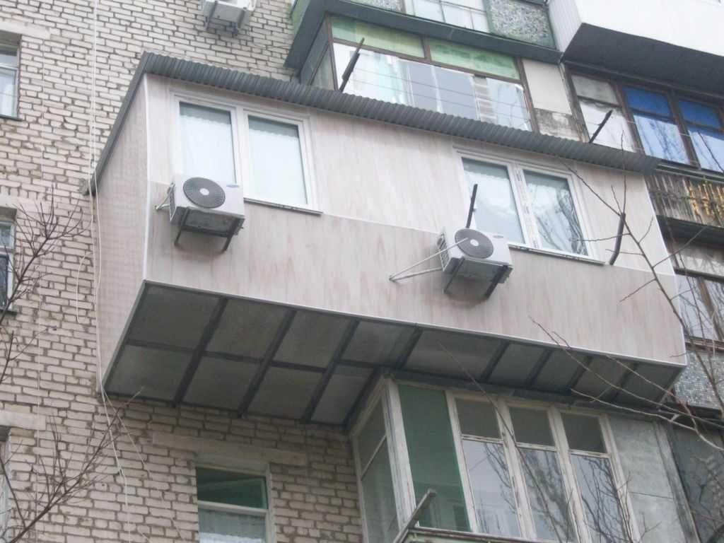 Расширение балконов и лоджий, балкон под ключ.