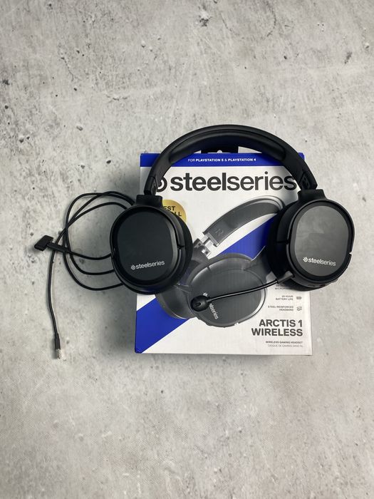 słuchawki steelseries 1 wirless  bezprzewodowe i przewodowe 100%