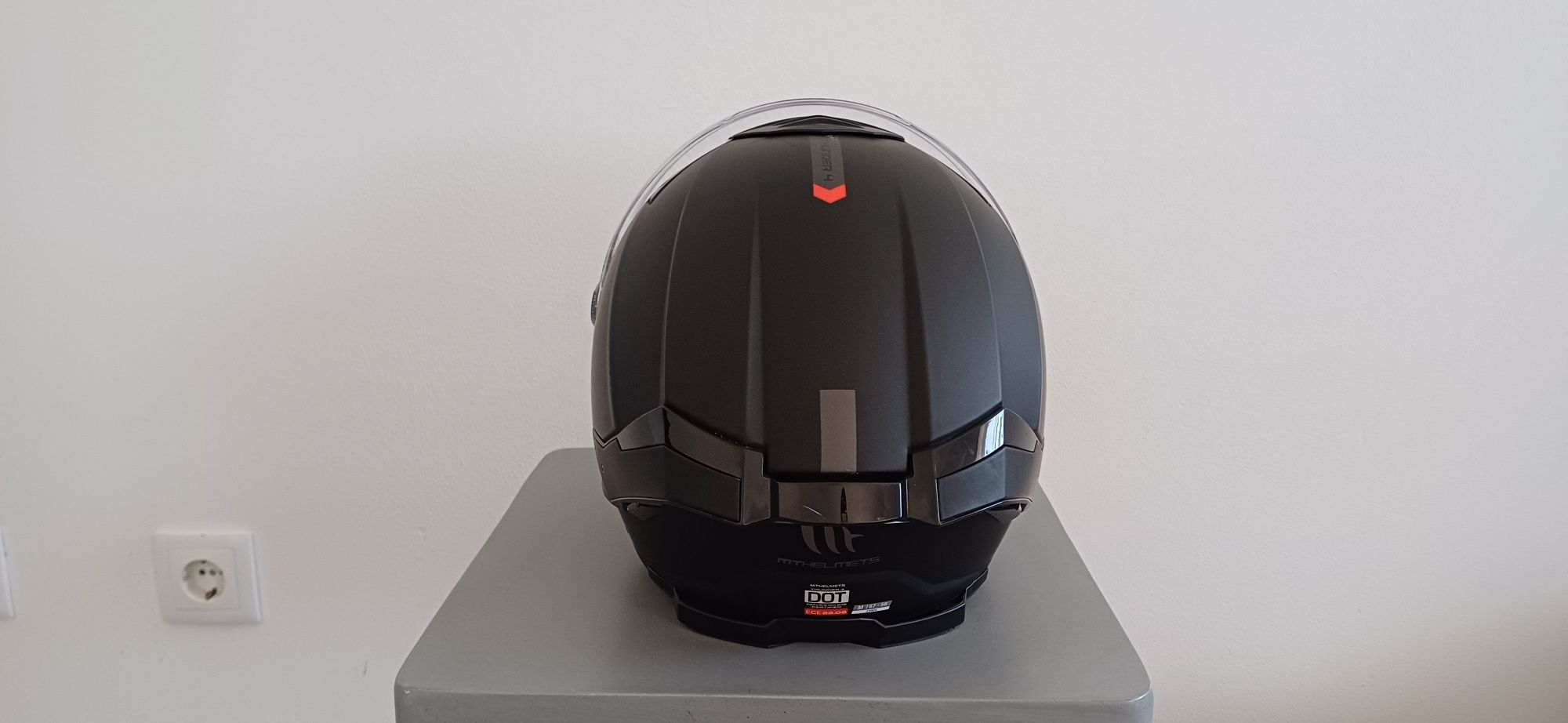 Capacete MT Thunder 4 M + Visabeira Extra Iridium