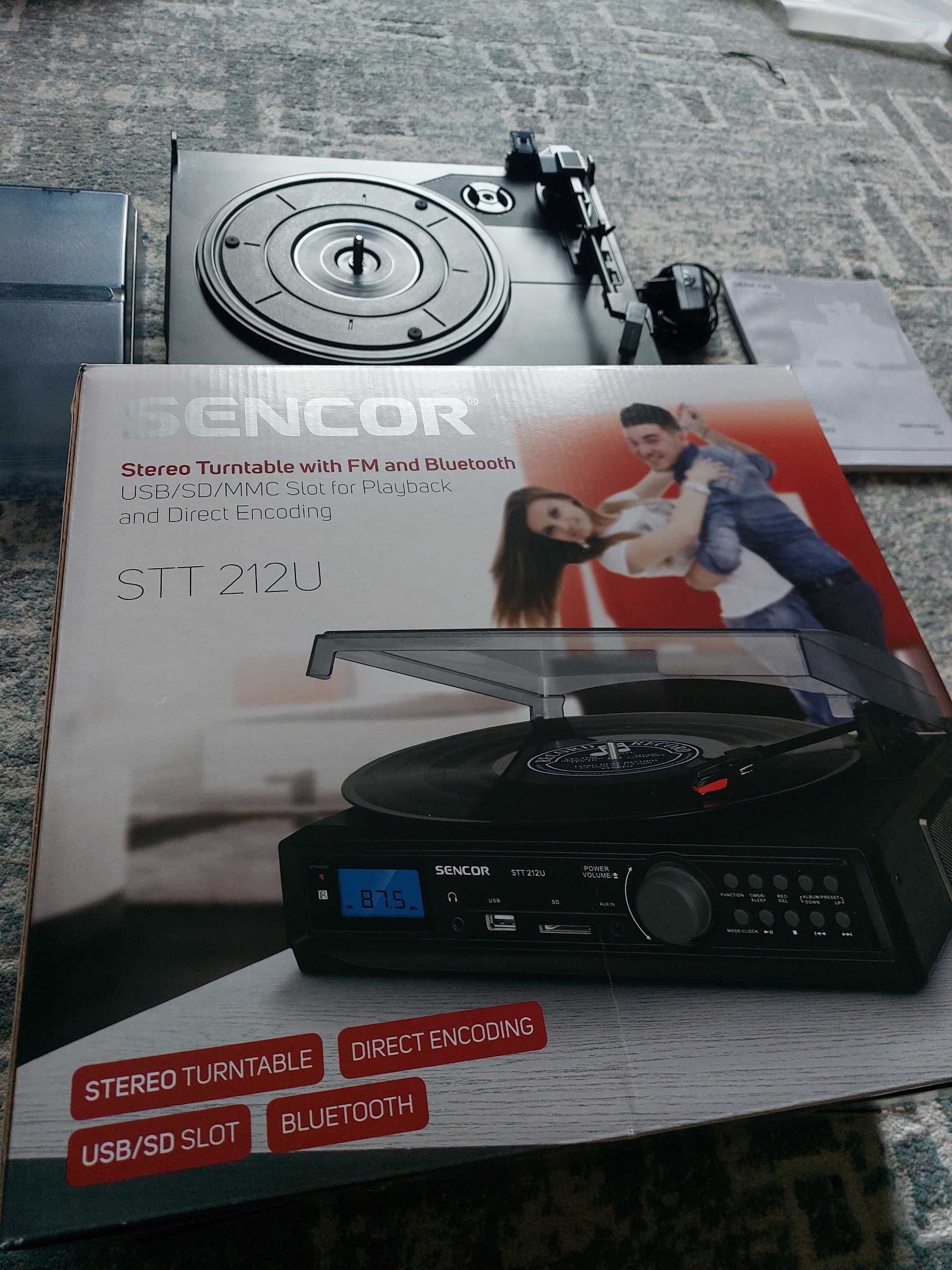 Gramofon STT-212U firmy Sencor Bluetooth