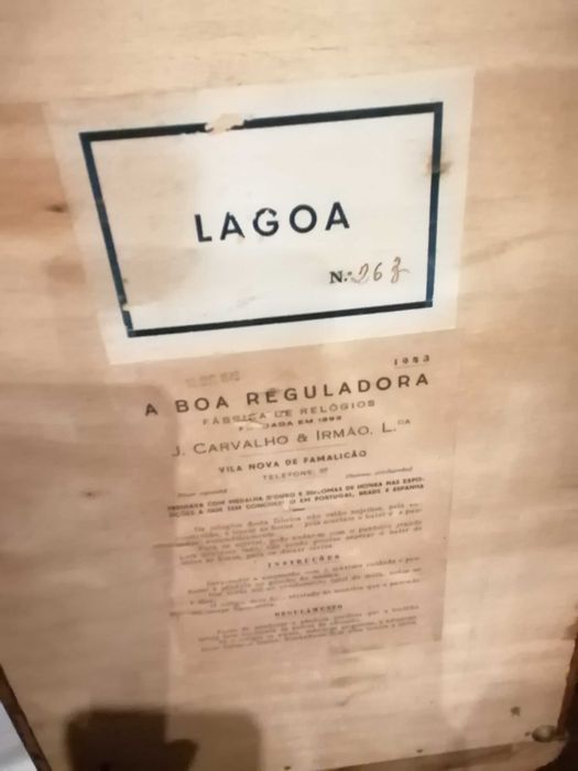 Relógio de parede A Boa Reguladora