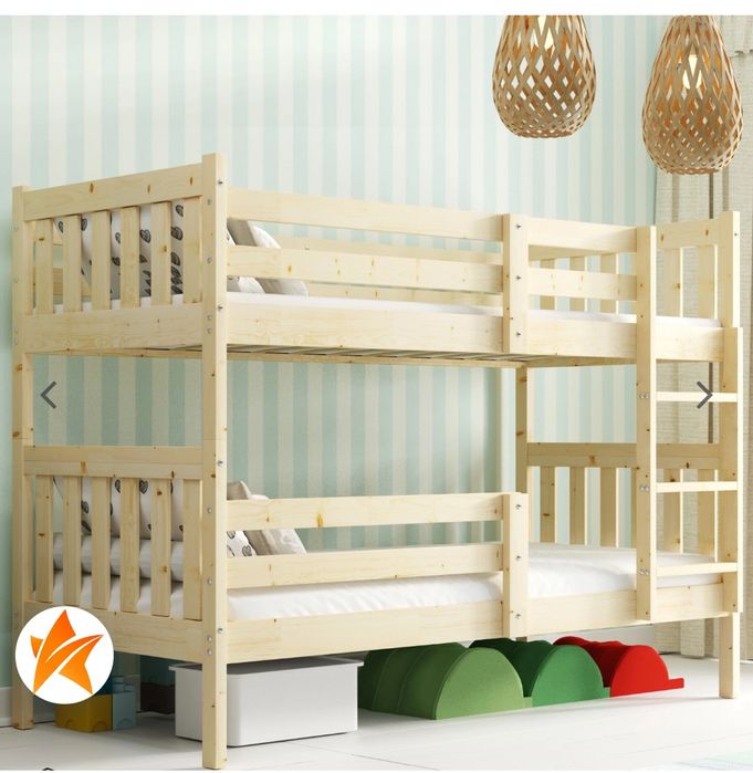 Łóżko piętrowe plus materac 80x190