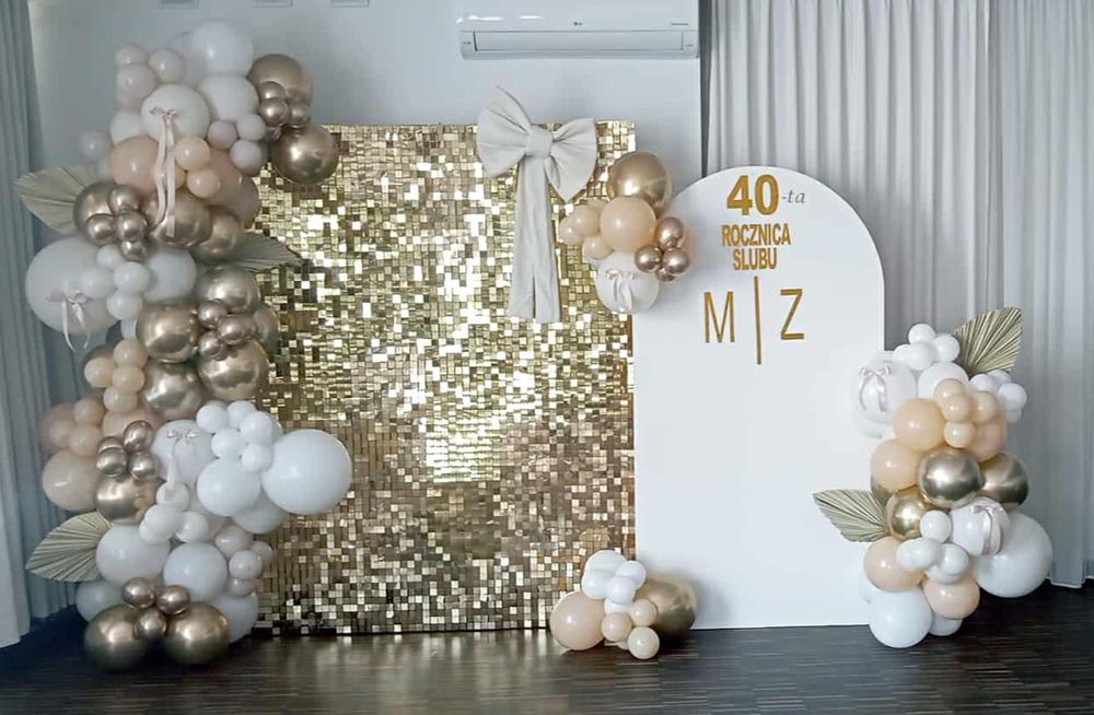 Dekoracje balonowe 18-stka Chrzest urodziny rocznica