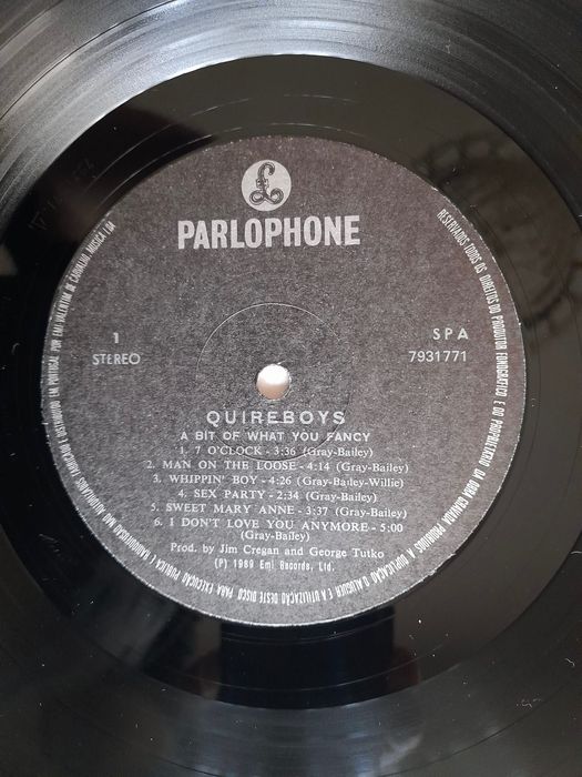 Vinil / Lp - The Quireboys - Álbum A Bit of what you fancy de 1990