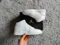 Air Jordan 1 Mid - Triple White