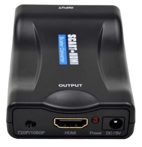Конвертер видео  SCART на HDMI 1080p/720p с блоком питания