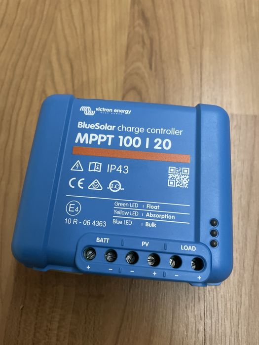 Controlador solar victron energy mppt 100/20