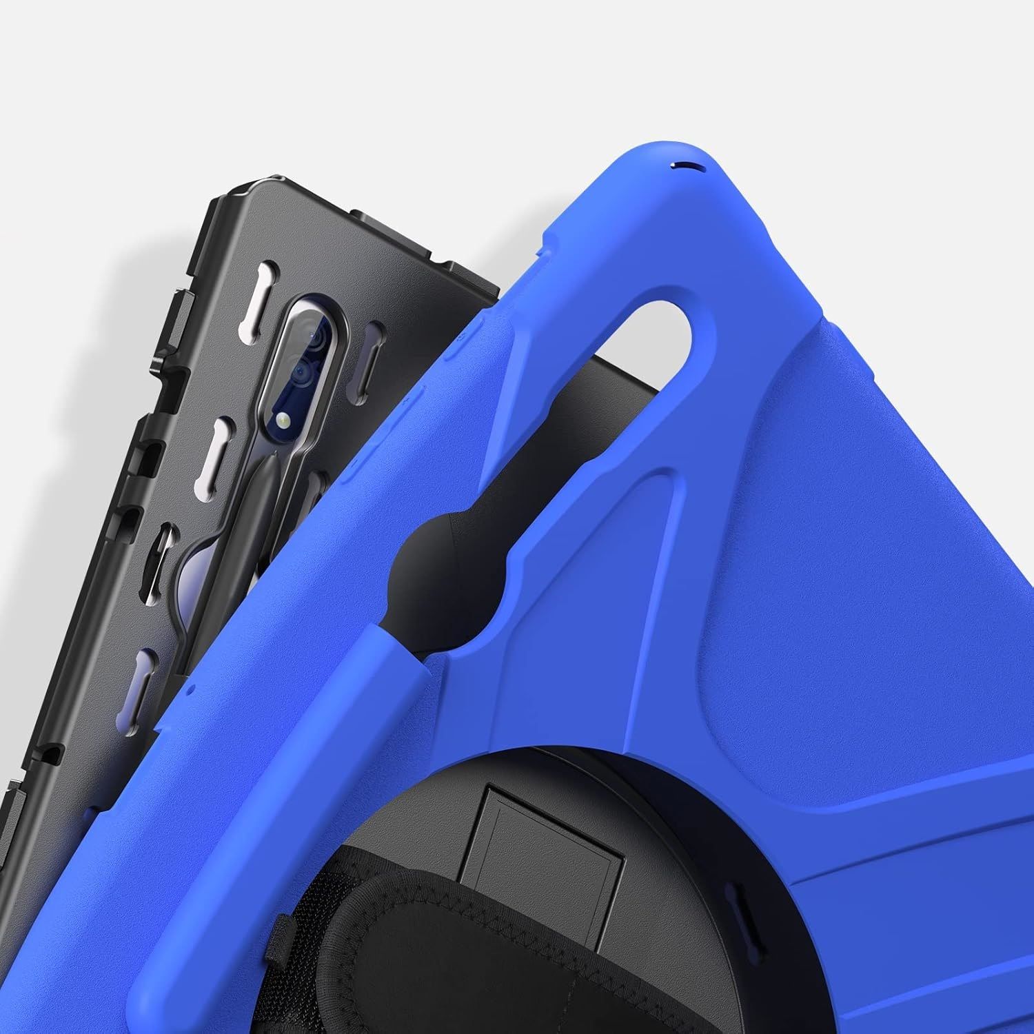 Etui do Samsung Galaxy Tab S8 z Podstawką i Pasek na Ramię Niebieskie