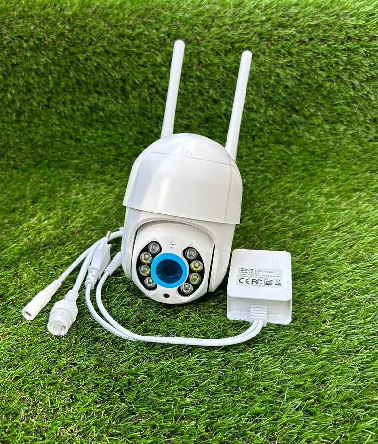 Потужна камера Icsee А8 відеонагляду 4мп WIFI IP ptz поворотна вулична