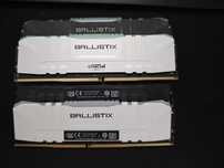 Crucial 32GB (4x8GB) 3200MHz CL16 Ballistix Black & White RGB