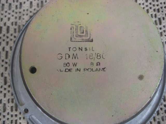 Tonsil GDM 18/80  18 80  głośnik Altus 140 Altus 300 średnica 18cm
