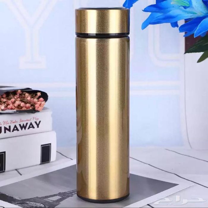 Smart kubek termiczny termos bidon led 500ml ZŁOTY
