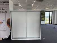 Szafa ubraniowa przesuwna 200x60x200 biała