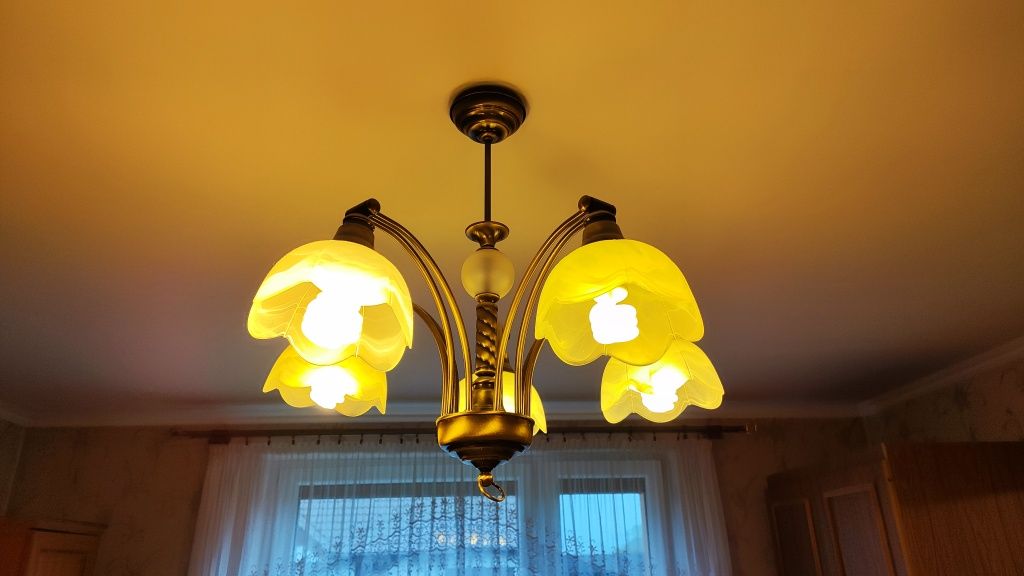 Lampa sufitowa wisząca żyrandol 5 kloszy Jupiter 5-JR5 5xE27