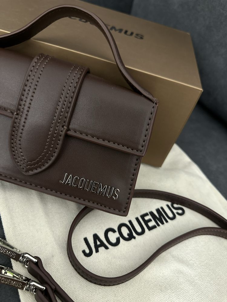 Сумка Jacquemus lux, жакмюс акція беж та винний кольори