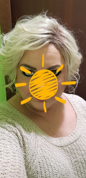 Peruka Blond z Odrostem Pasemka Termiczne-Future