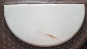 Pedra mármore para mesa semi-circular