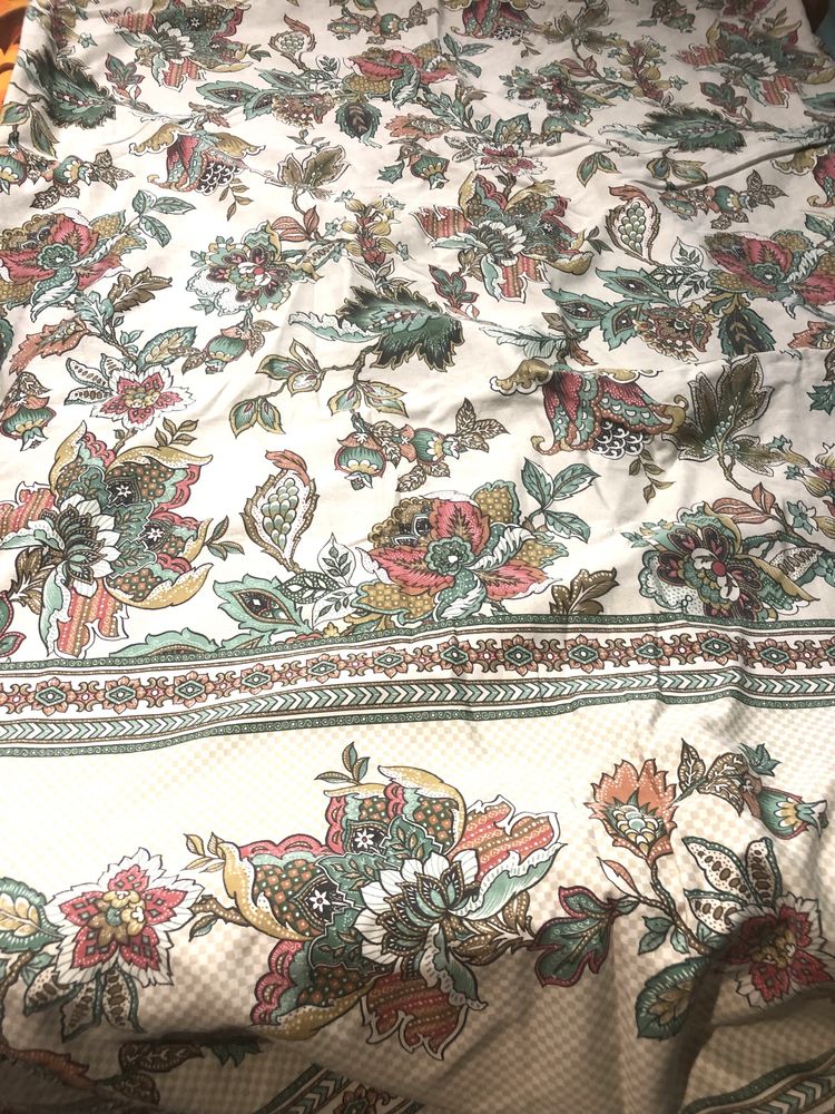 Gabel elegancka tkanina dekoracyjna narzuta FLOWERS&KASHMIR 7,2x3,3m