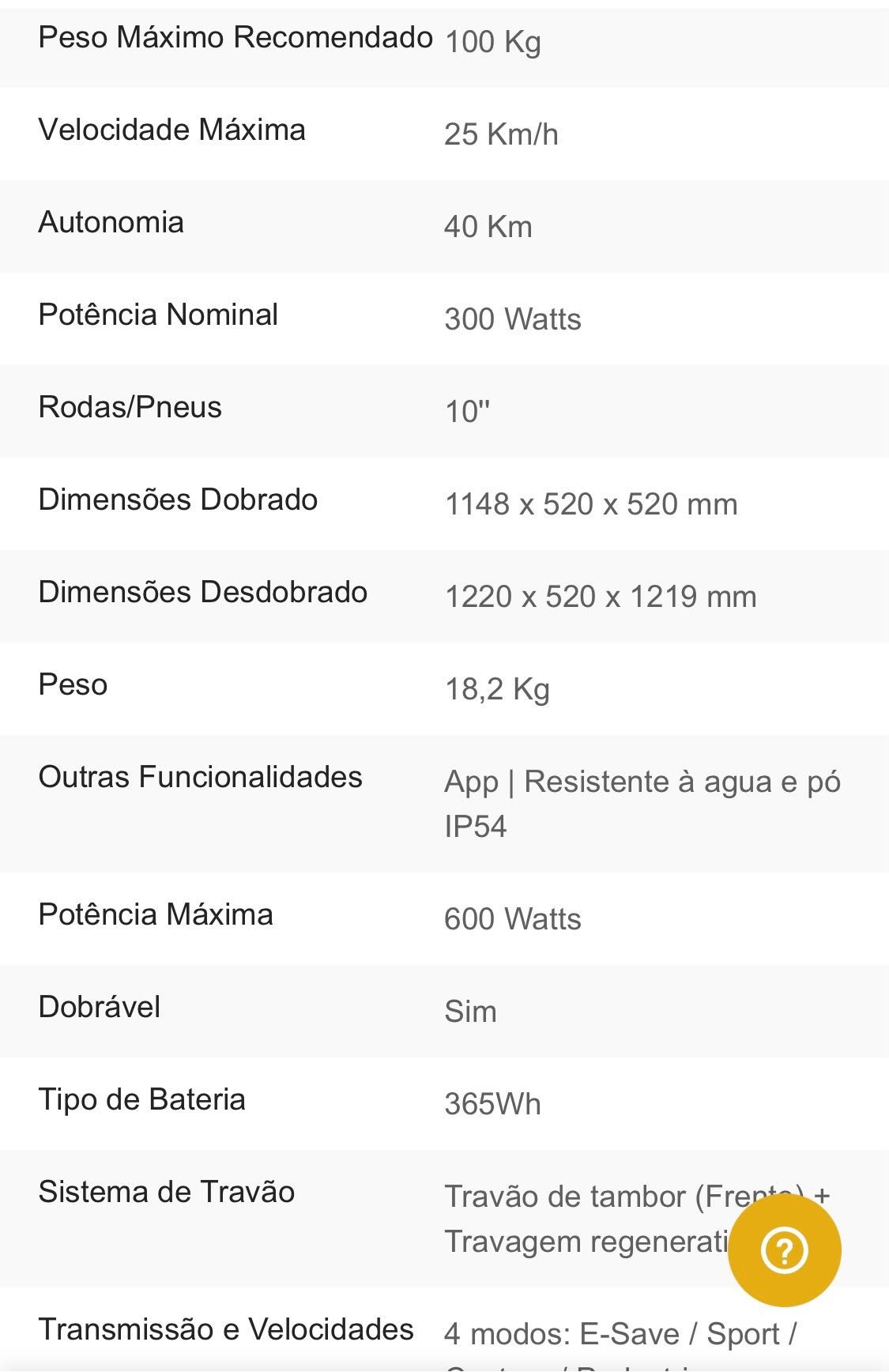 Trotinete elétrica KQi2 PRO