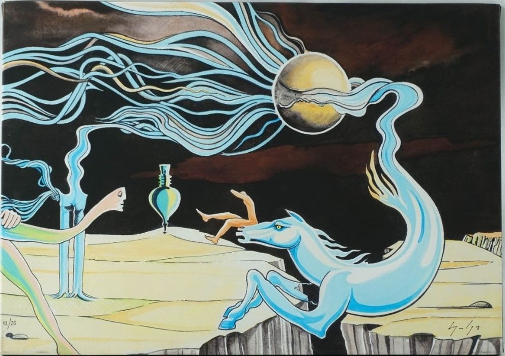 Serigrafia sobre tela - Cruzeiro Seixas