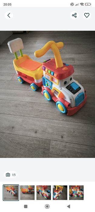 Zabawki PACZKA + jeździk cena za całość