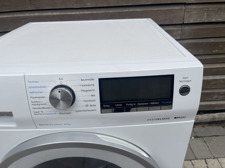 Прально-сушильна машина Siemens IQ890/2в1/LCD дисплей/ Inverter Motor