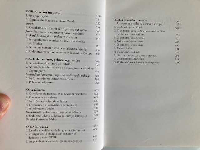 Livro o século das luzes - História Universal volume 10, 2005