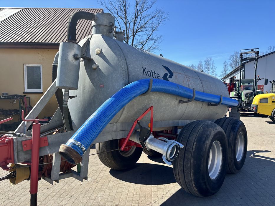 Beczkowóz 6000 litrów kotte garant beczka szambiarka tandem skrętna