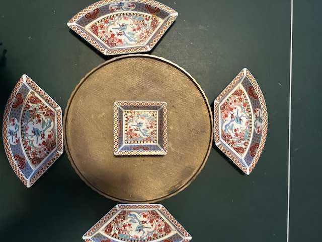 Obrotowa taca -5 elementów ceramicznych