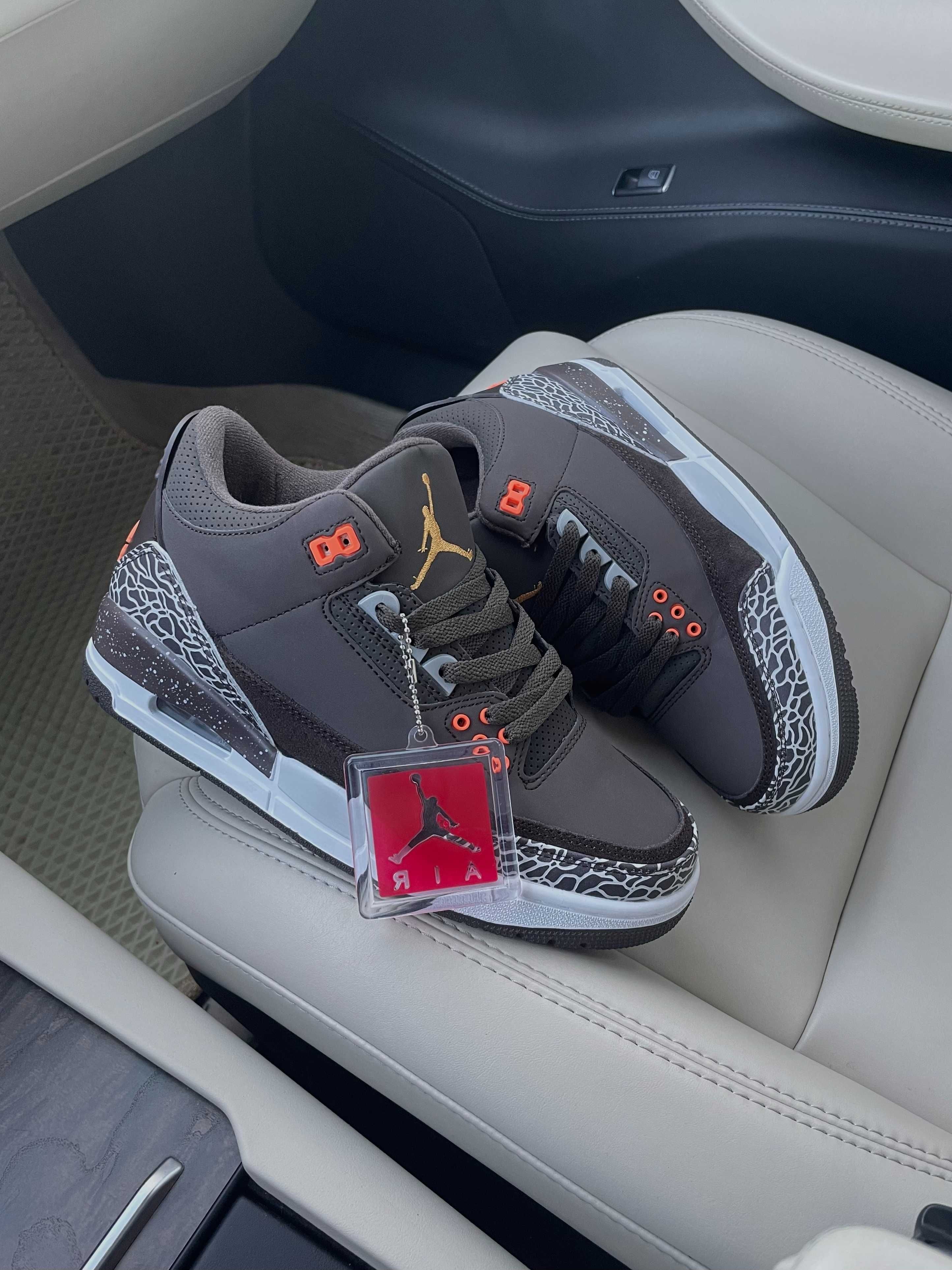 Чоловічі кросівки Jordan 3 Retro Fear Pack 2023 кроссовки мужские