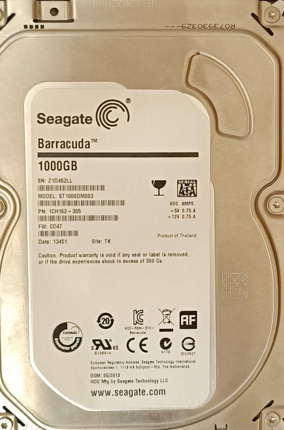 HDD seagate диск