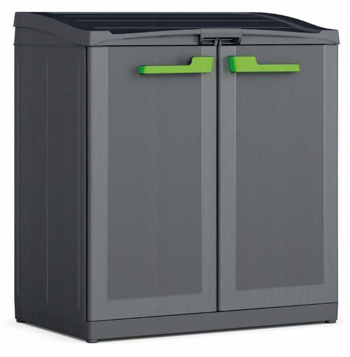 Szafka na odpady 330L kosz do segregacji śmieci ogrodowy zamykany