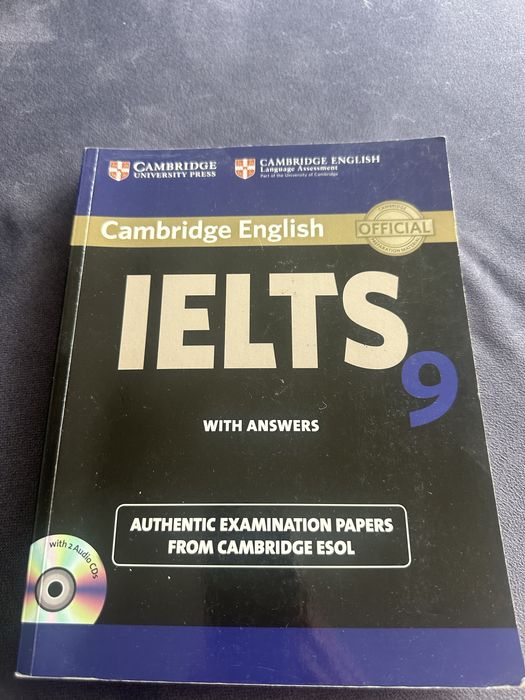 Ksiażka IELTs z testami 9 komplet razem z cd