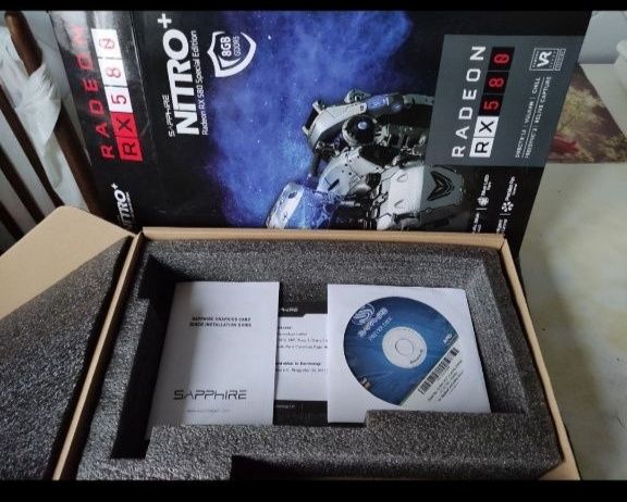 ОБМЕН Sapphire Nitro + Radeon RX 580 8 гб