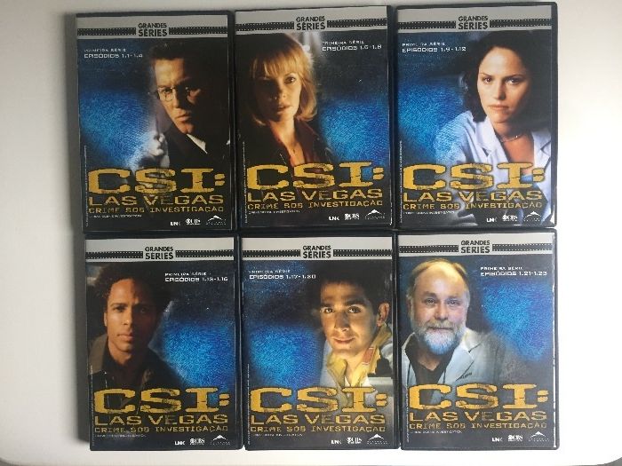 DVD's CSI Las Vegas - Crime sob investigação