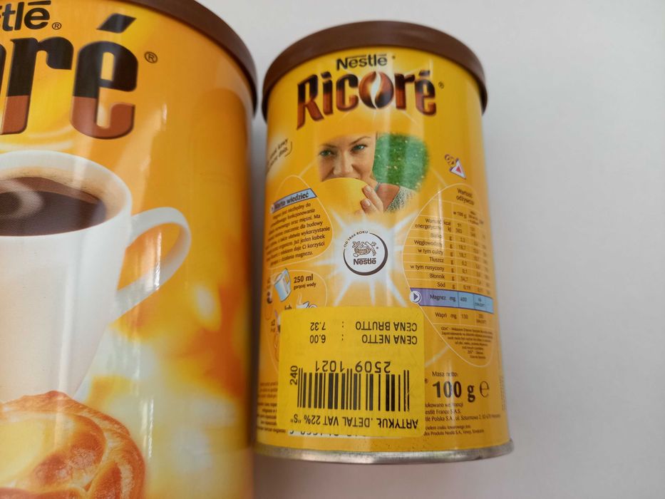 Puszki pojemniki do przechowywania kuchnia puszki po kawie Ricore