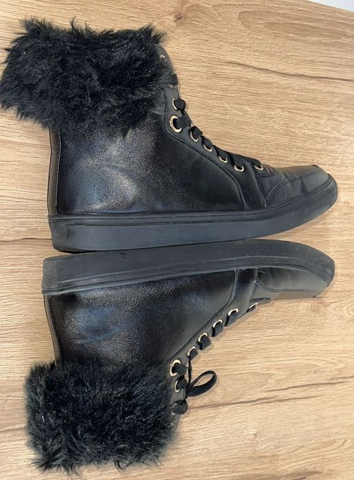 BALADA sneakersy botki kozaki czarne r. 39 wkładka 24,5 super stan