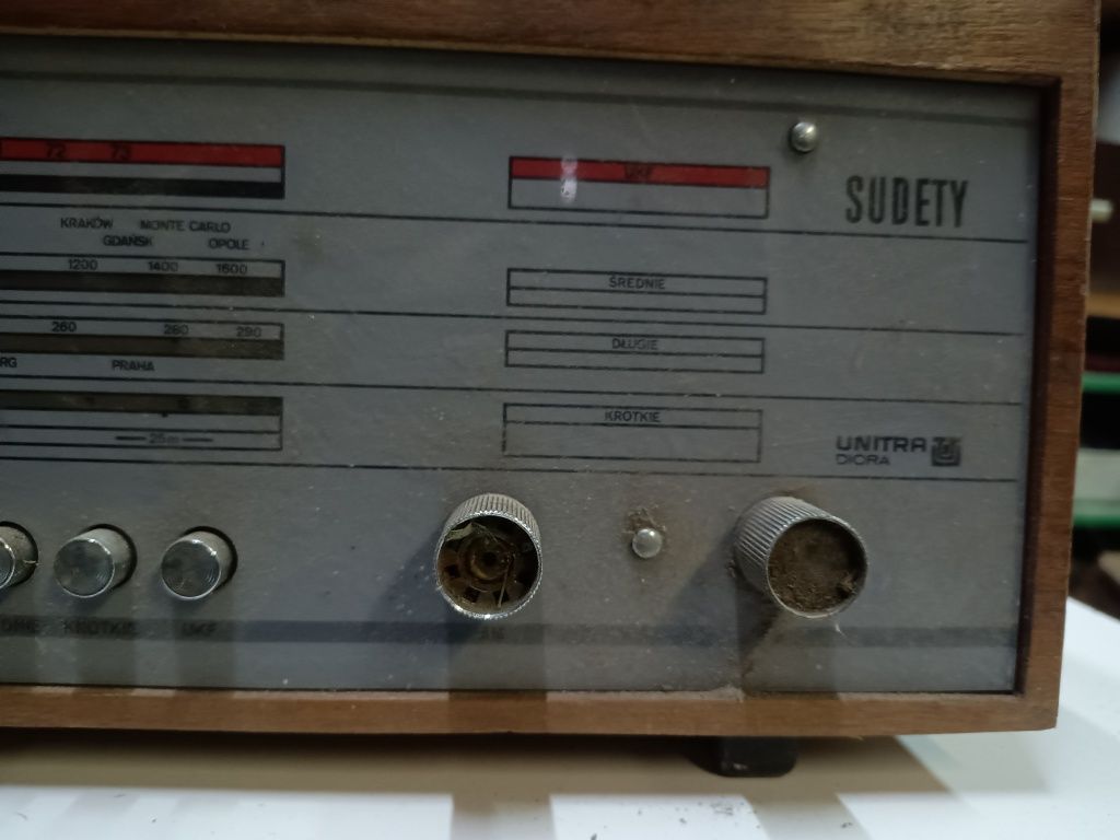 UNITRA Sudety radio z gramofonem