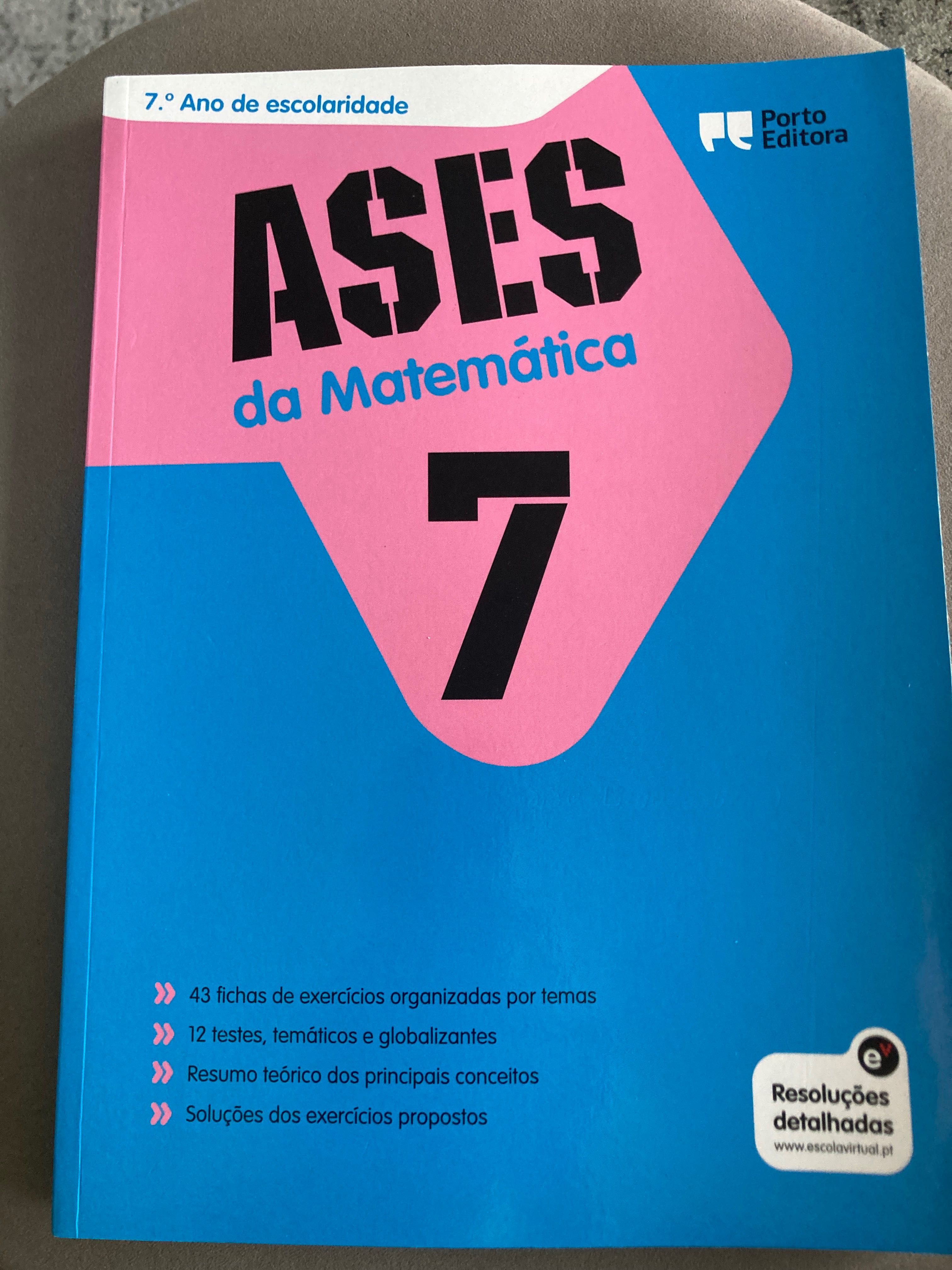 Caderno exercícios de Matemática 7 ano