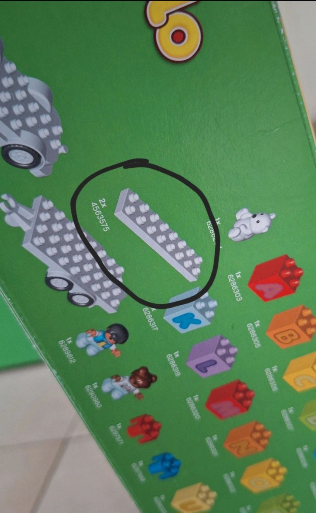 Lego Duplo Ciężarówka z alfabetem