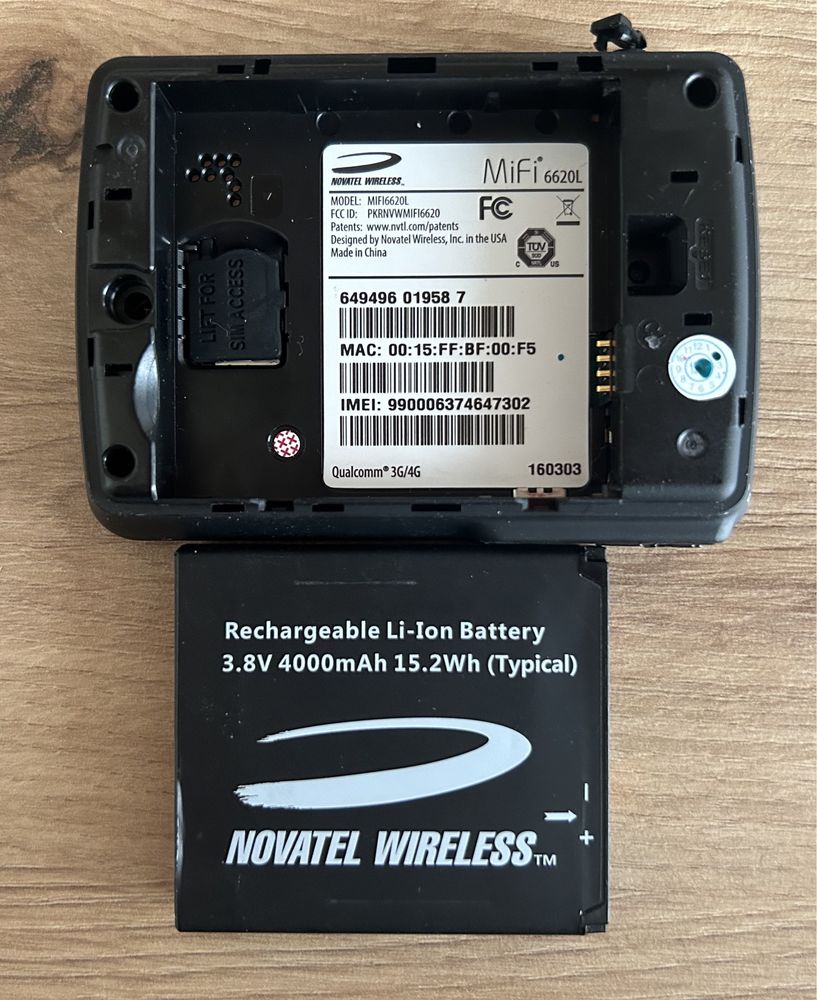 Мобільний 3G/4G WiFi роутер Novatel MiFi 6620L з антеною