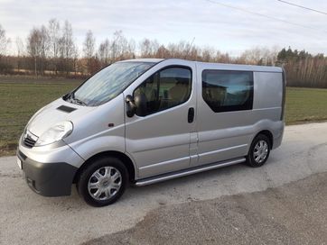 Opel Vivaro 2.0cdti 115km 2007r Dubelt kabina  5/6os Klima