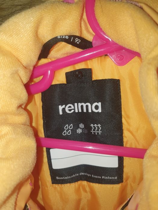 Зимова REIMA куртка 92 (+6), дівчинці - на зріст 92-98 см
